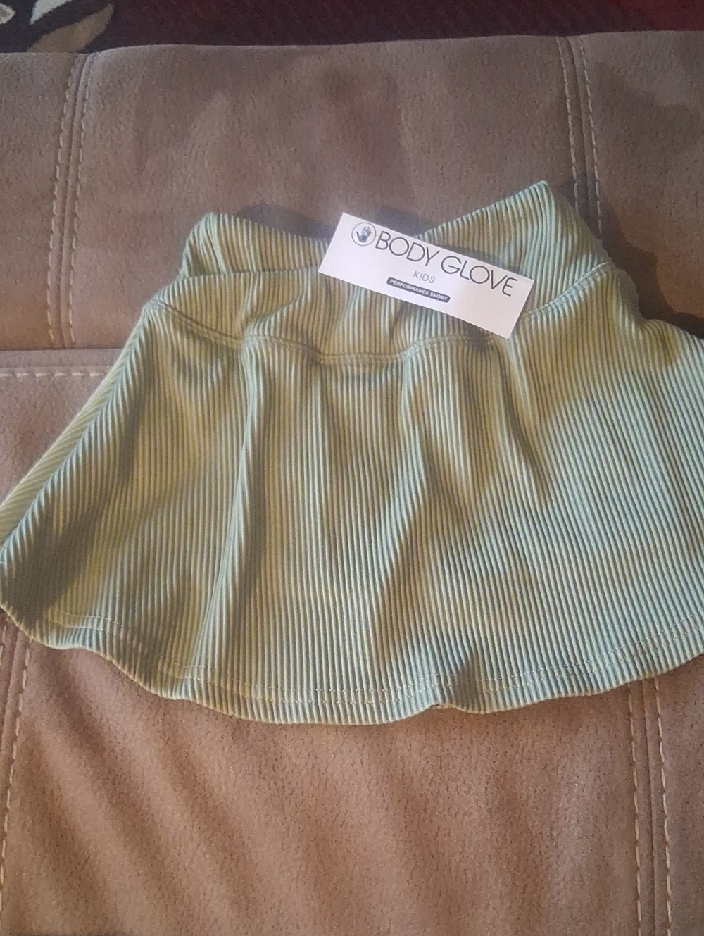 NWT Body Glove Girls Skirt, Skort , Green  Sz 4